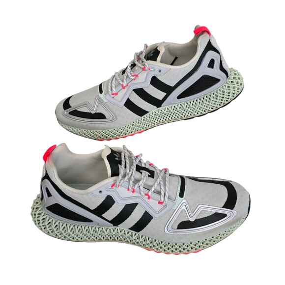 Adidas ZX 2K 4D Shoes Mens Size 12 Sneakers Faint Green Black - Picture 2 of 11